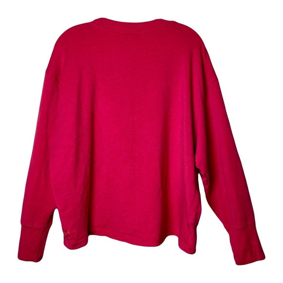 Athleta | Pink Super Soft Long Sleeve Thumbhole Sweatshirt, XL - Picture 2 of 9